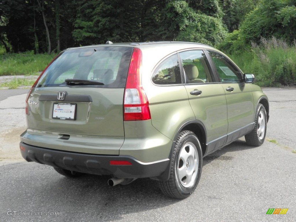 2009 CR-V LX 4WD - Green Tea Metallic / Ivory photo #21