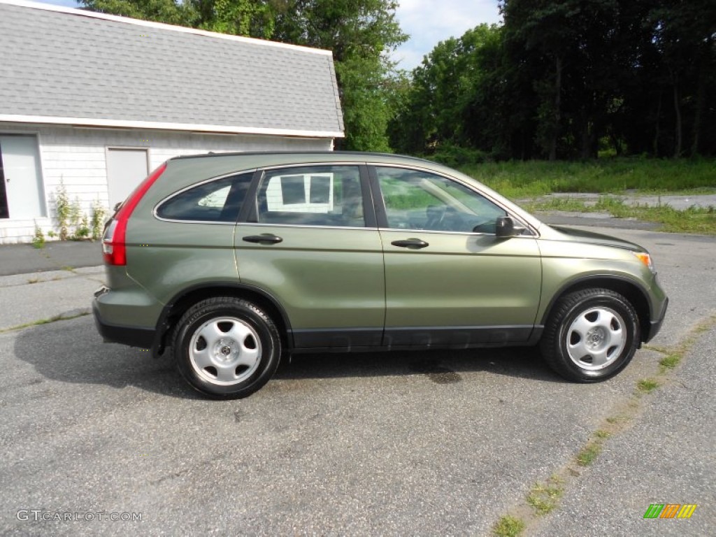 2009 CR-V LX 4WD - Green Tea Metallic / Ivory photo #22