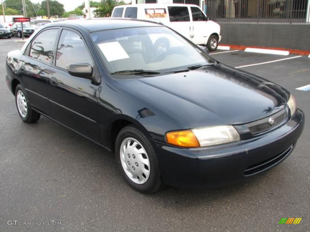 1997 Protege LX - Brilliant Black / Beige photo #1