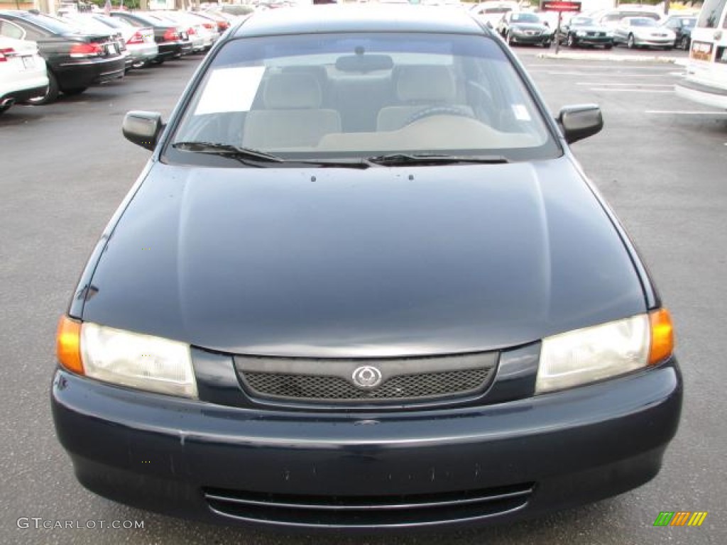 1997 Protege LX - Brilliant Black / Beige photo #3