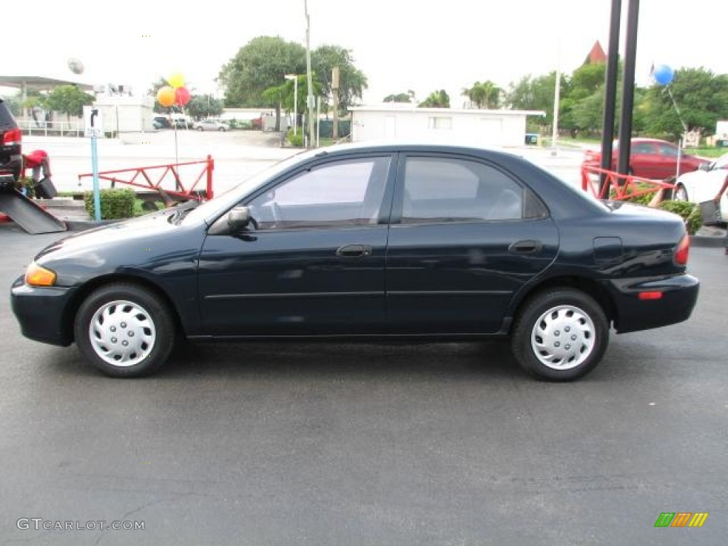 1997 Protege LX - Brilliant Black / Beige photo #6