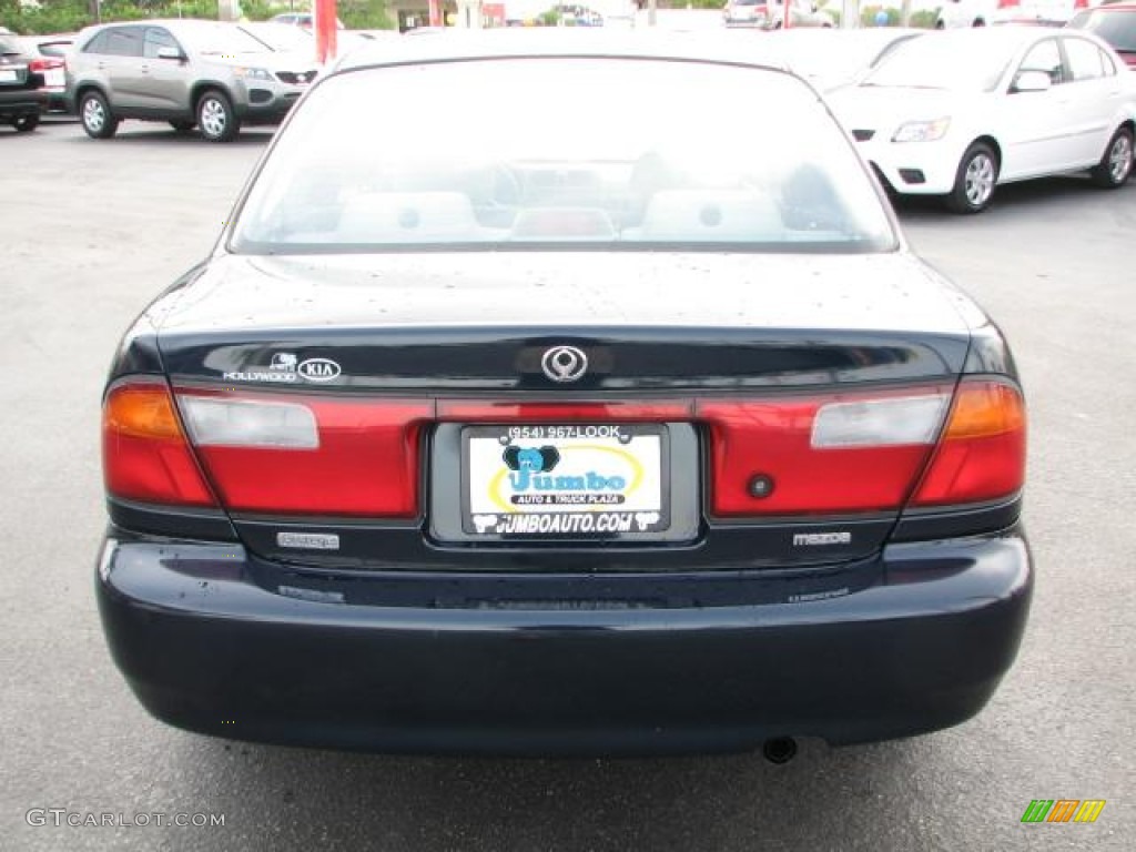 1997 Protege LX - Brilliant Black / Beige photo #8