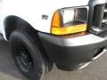 2001 Oxford White Ford F250 Super Duty XL SuperCab 4x4  photo #2