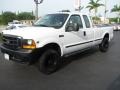 2001 Oxford White Ford F250 Super Duty XL SuperCab 4x4  photo #5