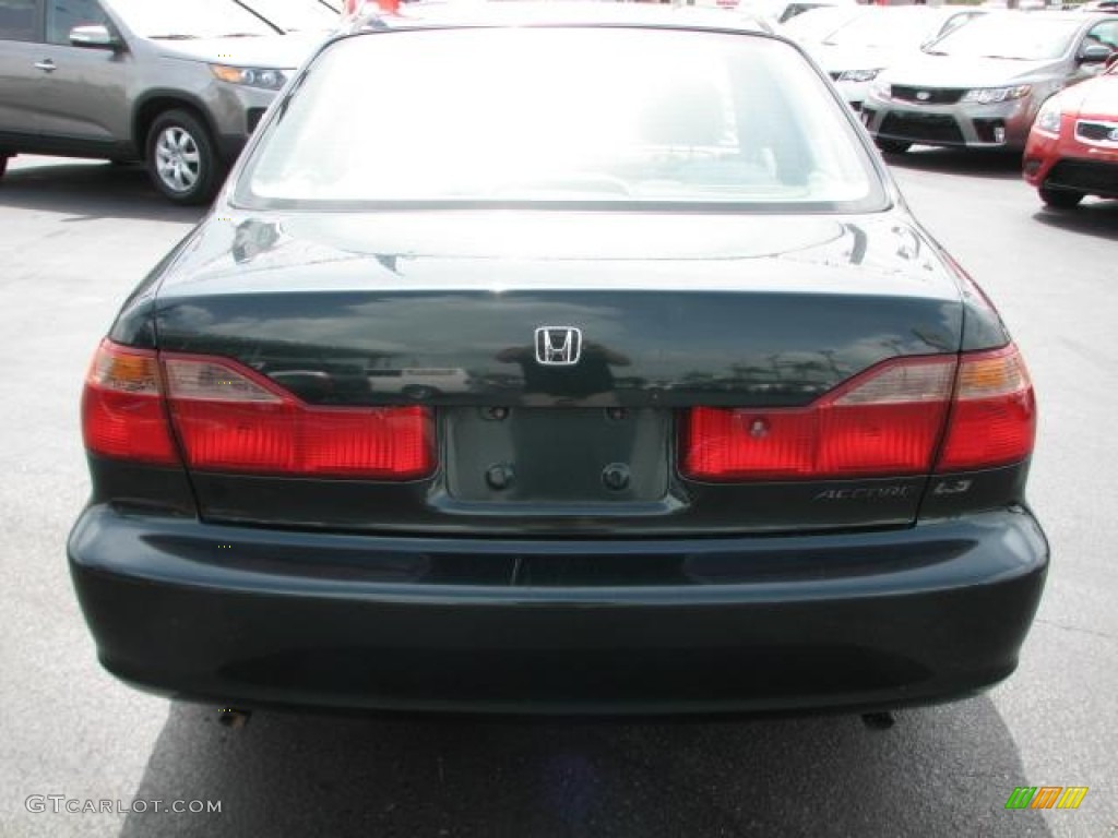 1998 Accord LX V6 Sedan - New Dark Green Pearl / Ivory photo #8