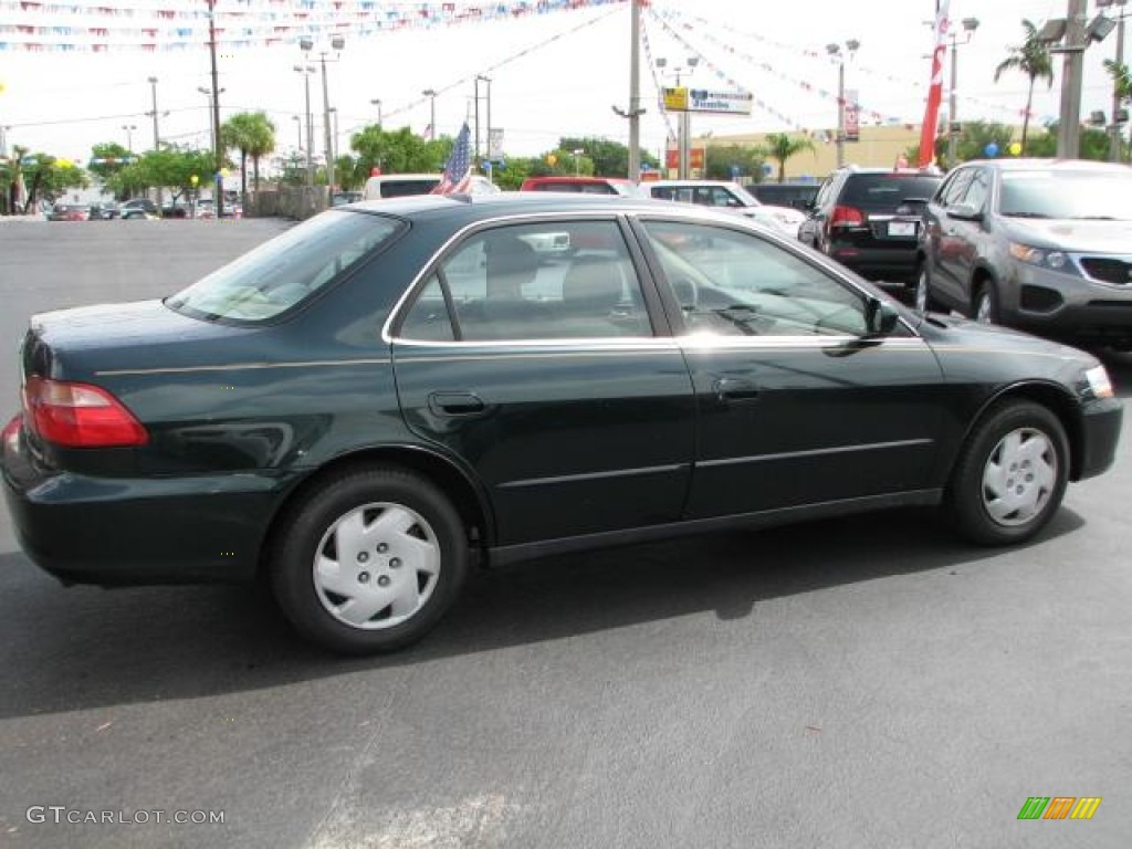 1998 Accord LX V6 Sedan - New Dark Green Pearl / Ivory photo #10