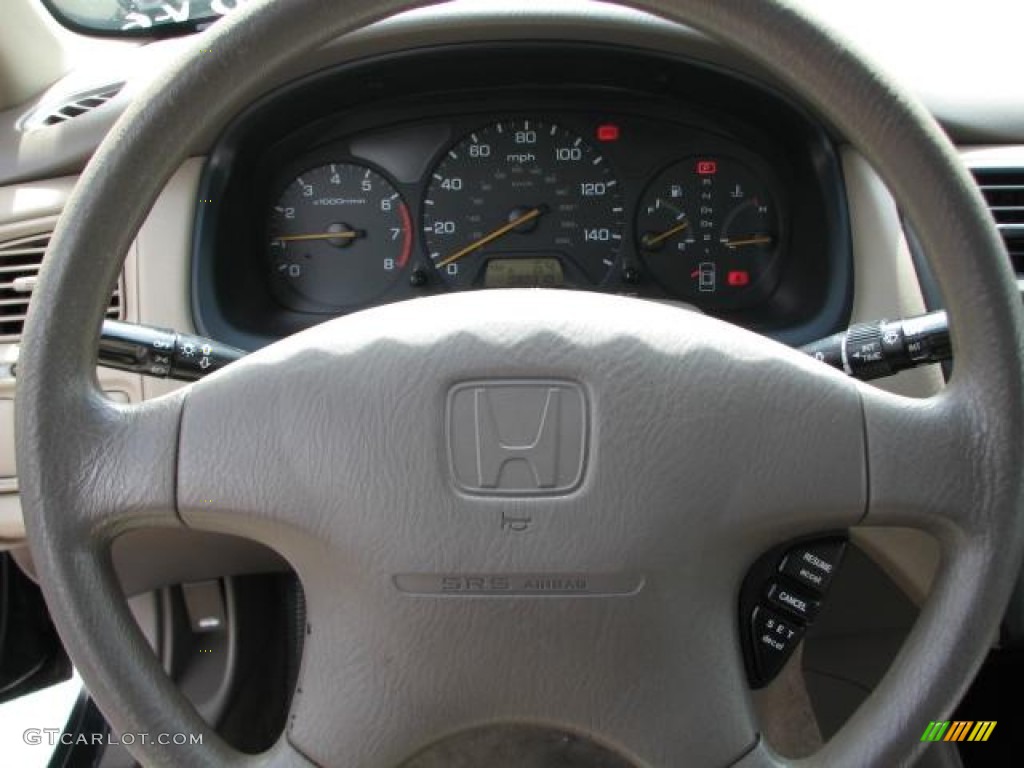 1998 Accord LX V6 Sedan - New Dark Green Pearl / Ivory photo #15