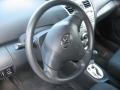 Dark Charcoal 2007 Toyota Yaris Sedan Steering Wheel