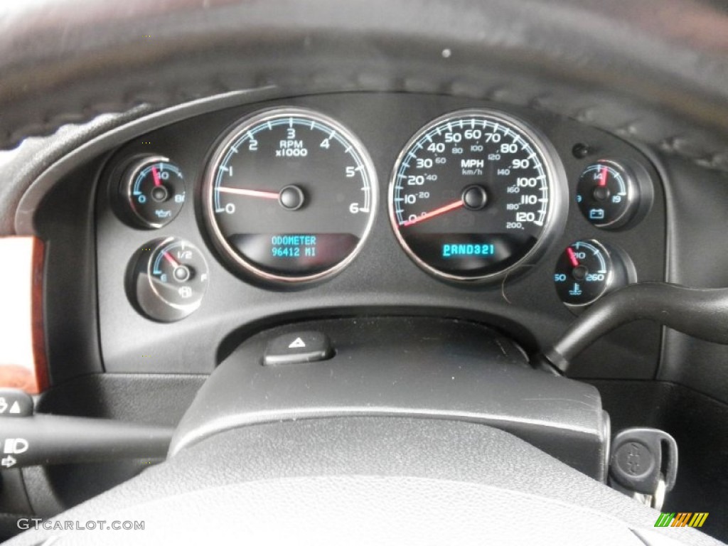 2008 Chevrolet Silverado 1500 LTZ Extended Cab 4x4 Gauges Photo #51254615