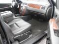 Ebony 2008 Chevrolet Silverado 1500 LTZ Extended Cab 4x4 Interior Color