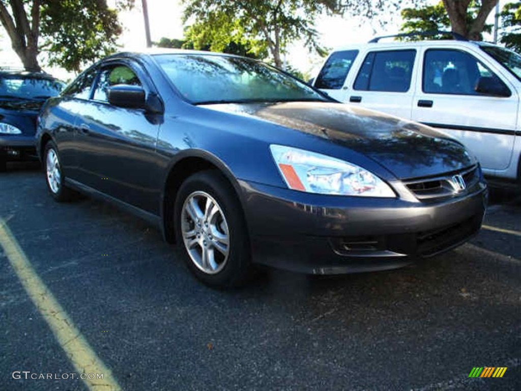 2007 Accord LX Coupe - Graphite Pearl / Gray photo #1