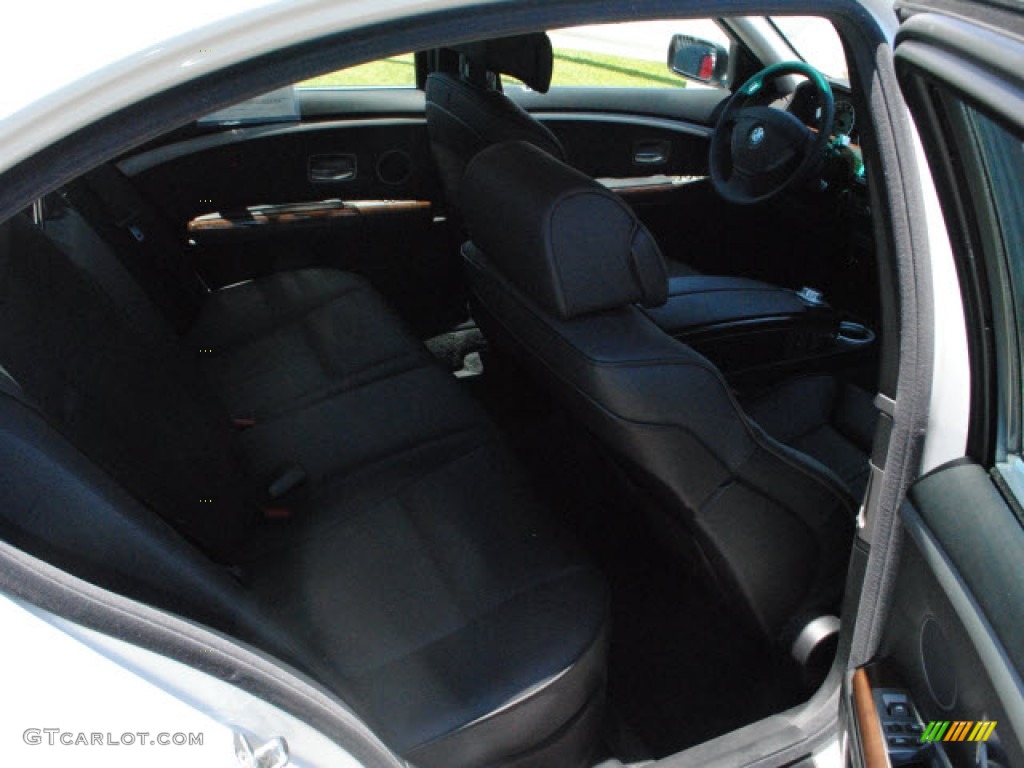 2008 7 Series 750i Sedan - Alpine White / Black photo #5