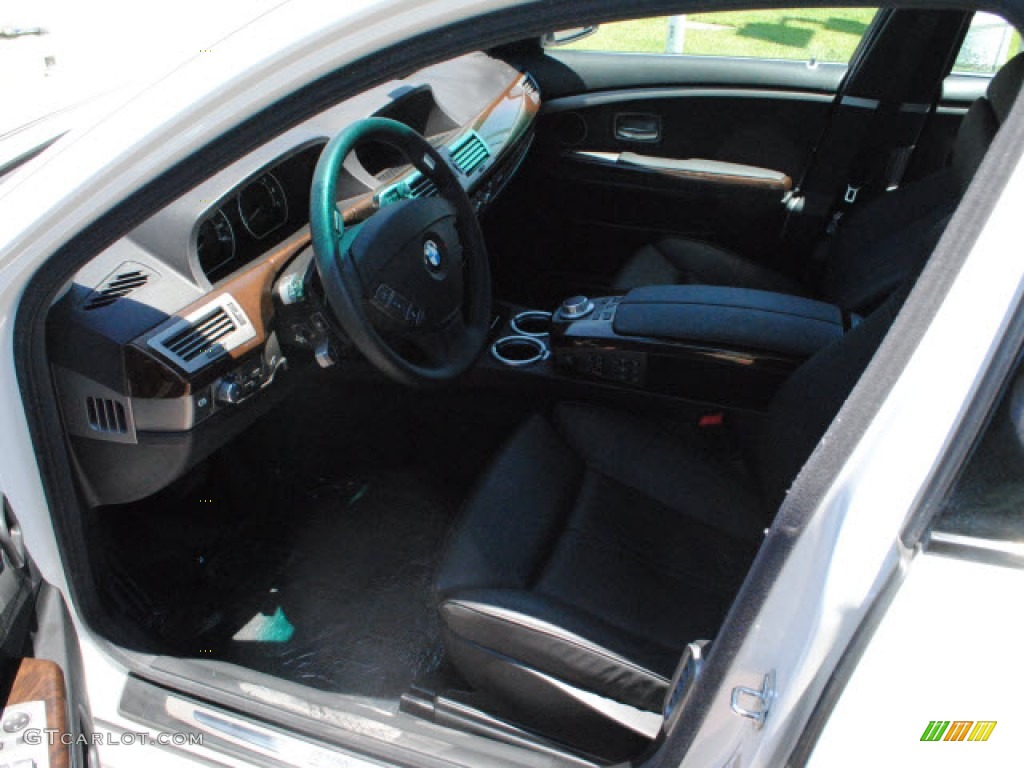 2008 7 Series 750i Sedan - Alpine White / Black photo #15