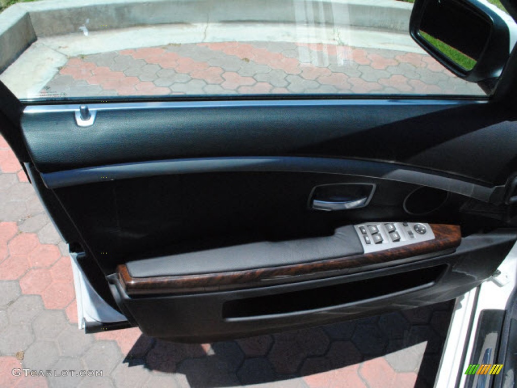 2008 BMW 7 Series 750i Sedan Black Door Panel Photo #51255326
