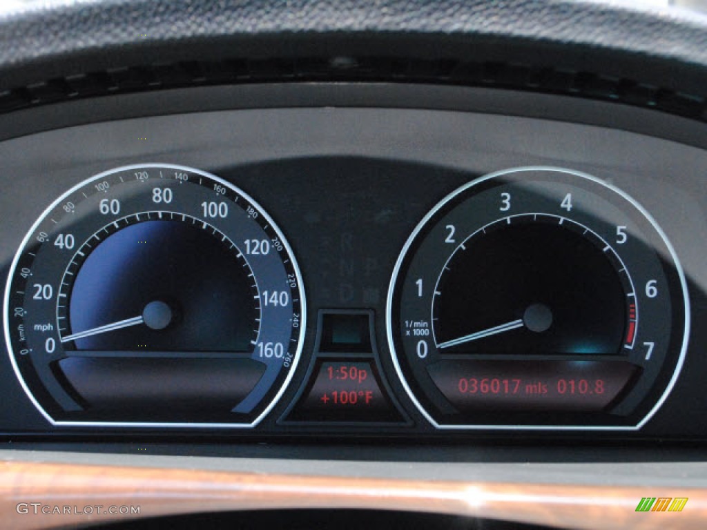 2008 BMW 7 Series 750i Sedan Gauges Photo #51255350
