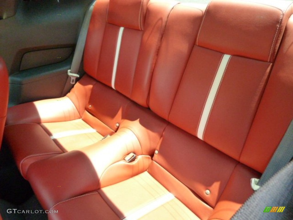 Brick Red Interior 2010 Ford Mustang GT Premium Coupe Photo #51255449