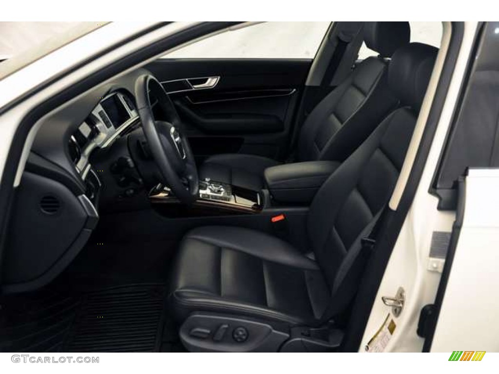 Black Interior 2010 Audi A6 3.0 TFSI quattro Sedan Photo #51256709