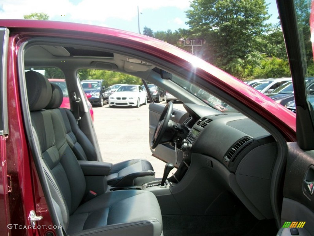 2005 Accord EX-L V6 Sedan - Redondo Red Pearl / Gray photo #16