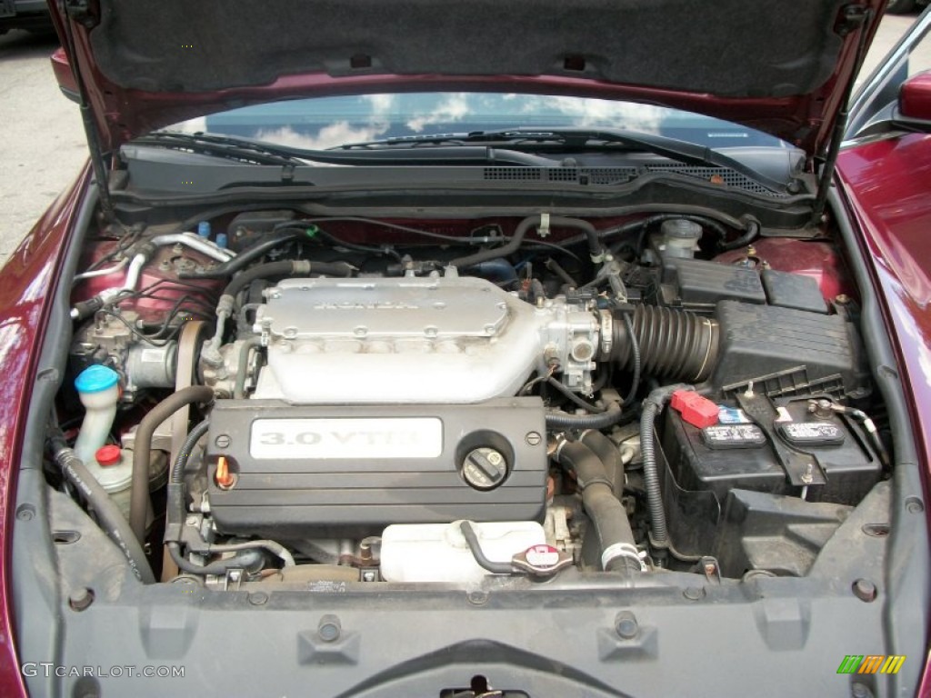 2005 Accord EX-L V6 Sedan - Redondo Red Pearl / Gray photo #28