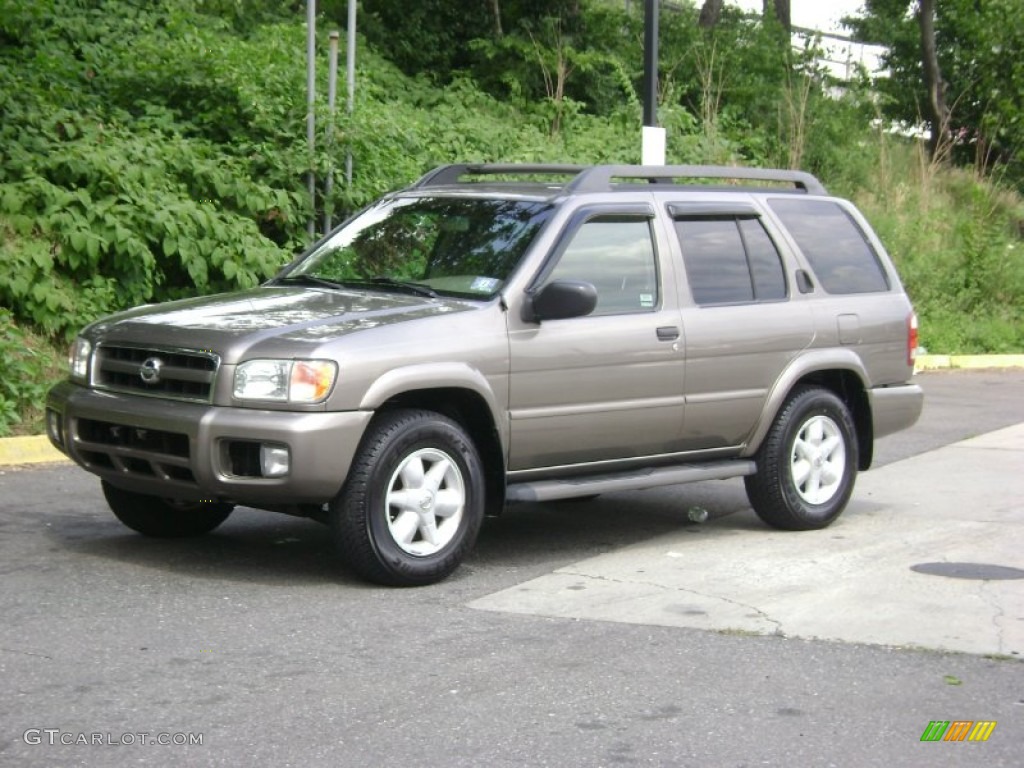 2002 Pathfinder SE 4x4 - Bronzed Gray Metallic / Beige photo #1