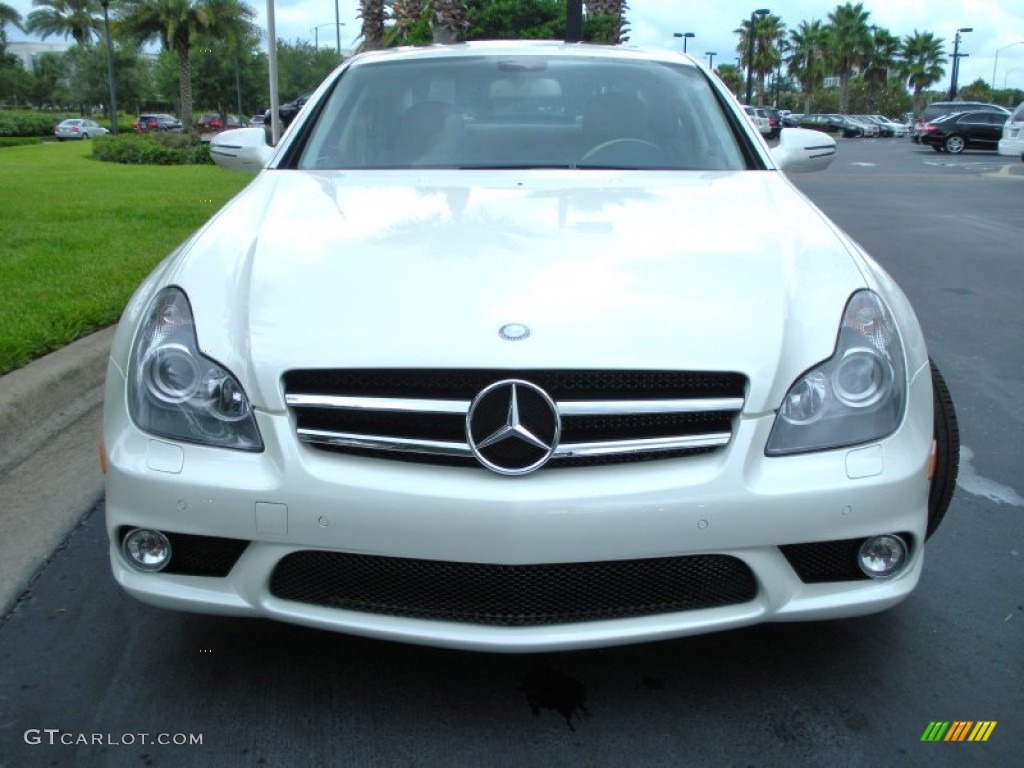 Diamond White Metallic 2010 Mercedes-Benz CLS 63 AMG Exterior Photo #51259532
