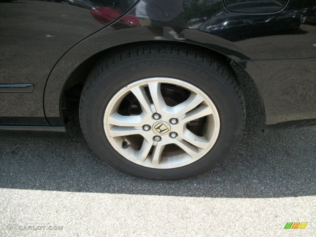 2006 Accord EX-L Sedan - Nighthawk Black Pearl / Ivory photo #2