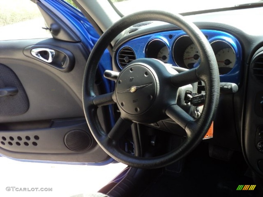 2004 PT Cruiser  - Electric Blue Pearlcoat / Dark Slate Gray photo #15