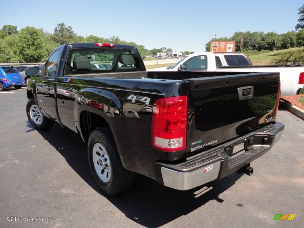 Onyx Black 2011 GMC Sierra 1500 Regular Cab 4x4 Exterior Photo #51259913