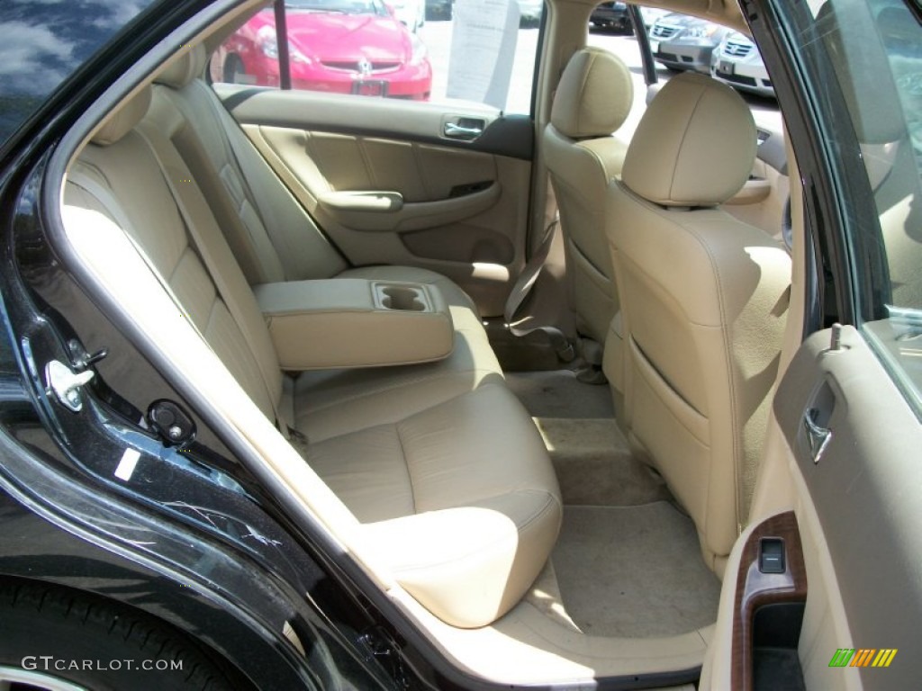 2006 Accord EX-L Sedan - Nighthawk Black Pearl / Ivory photo #23