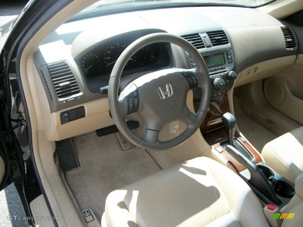 2006 Accord EX-L Sedan - Nighthawk Black Pearl / Ivory photo #25