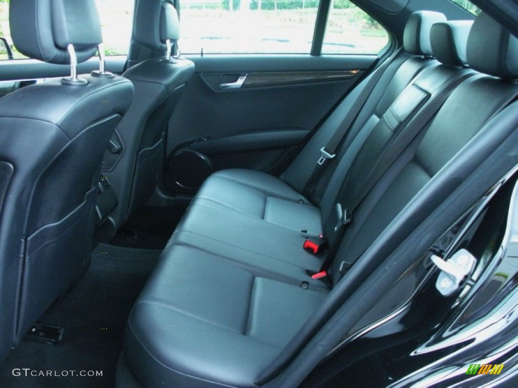 Black Interior 2010 Mercedes-Benz C 350 Sport Photo #51260096