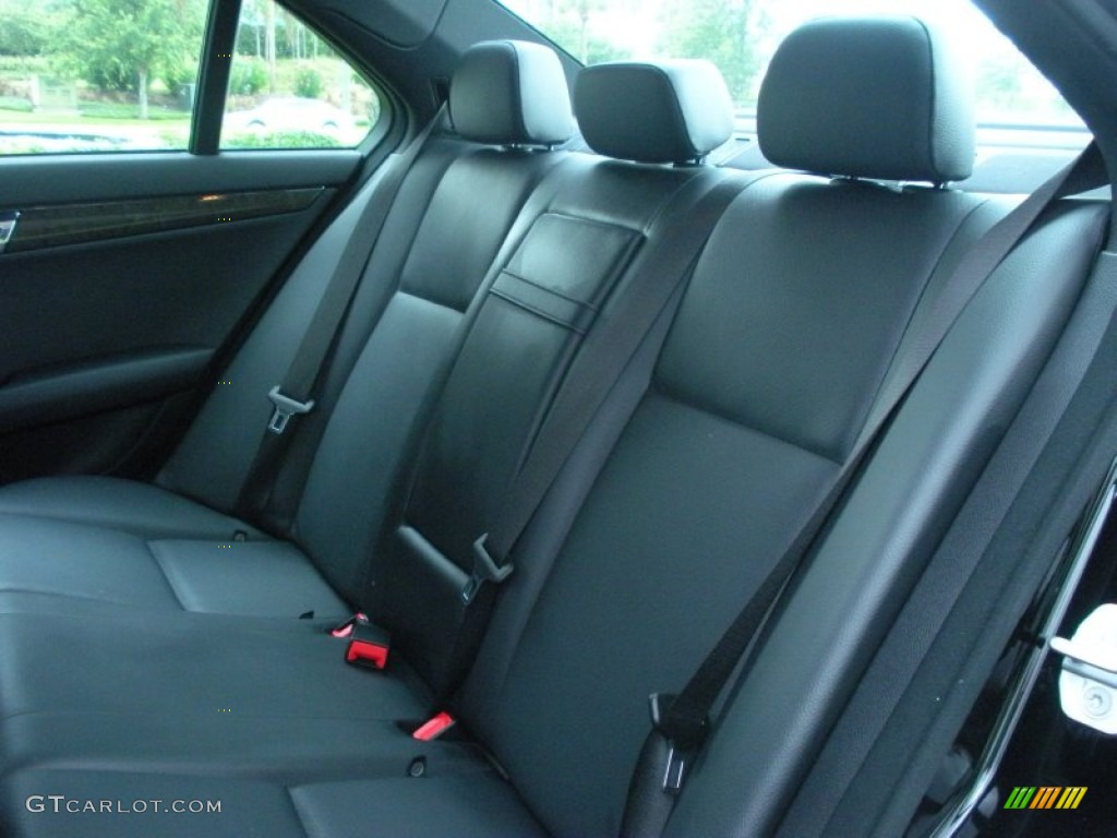 Black Interior 2010 Mercedes-Benz C 350 Sport Photo #51260111