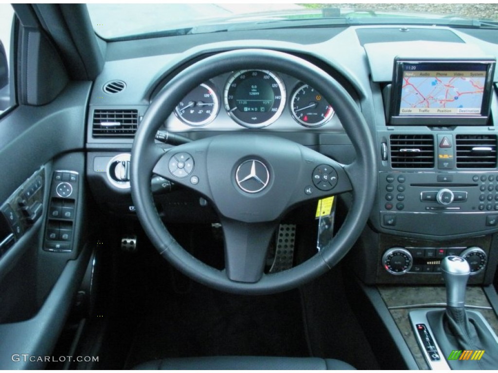 2010 Mercedes-Benz C 350 Sport Black Dashboard Photo #51260189
