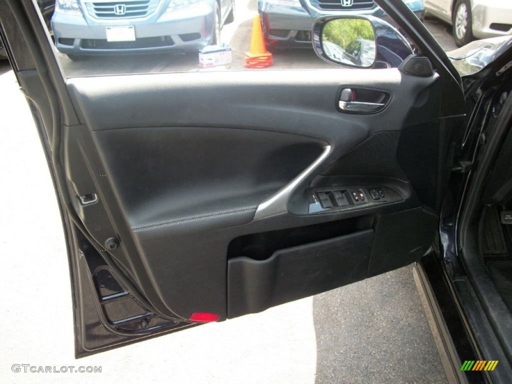 2010 Lexus IS 250 AWD Black Door Panel Photo #51260354