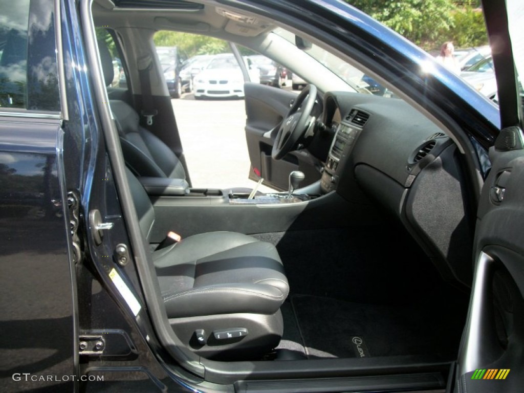 Black Interior 2010 Lexus IS 250 AWD Photo #51260447
