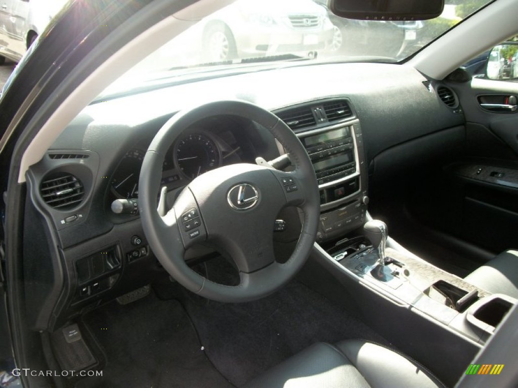 2010 Lexus IS 250 AWD Black Dashboard Photo #51260498