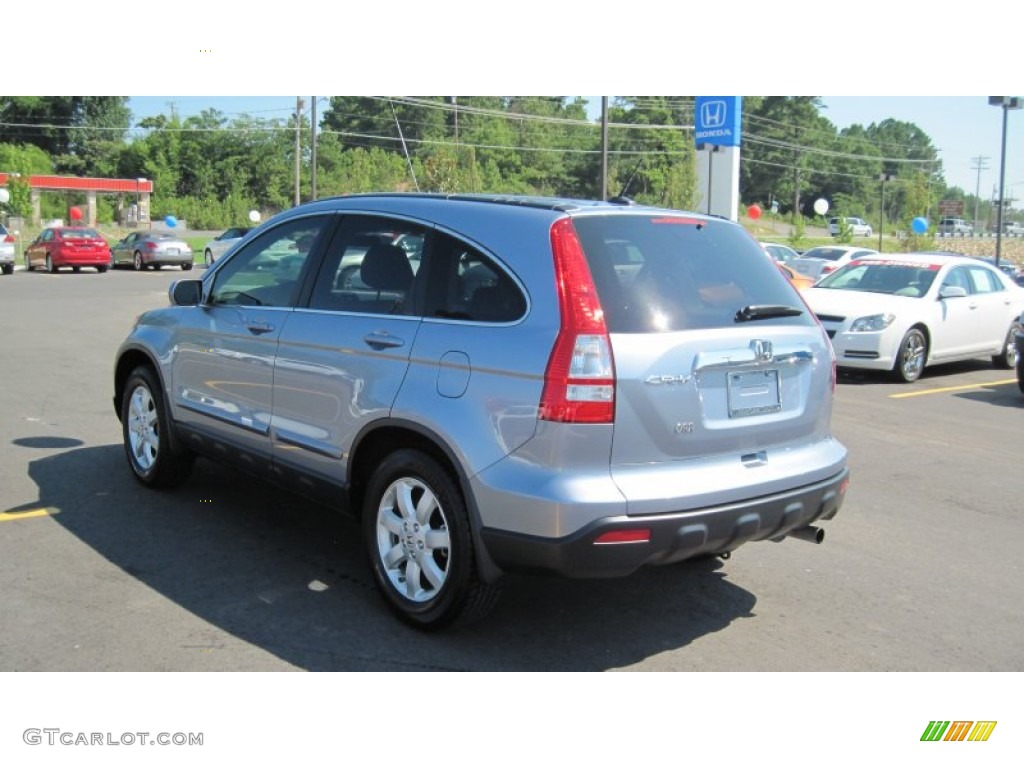 2009 CR-V EX-L - Glacier Blue Metallic / Gray photo #3