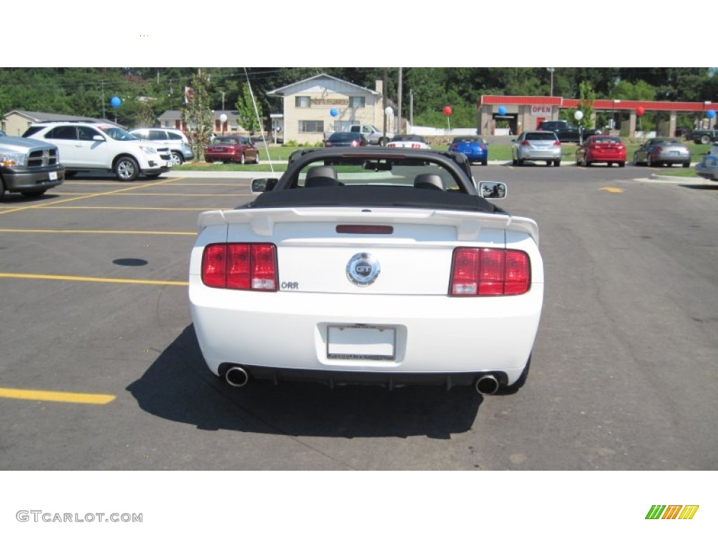 2008 Mustang GT/CS California Special Convertible - Performance White / Charcoal Black/Dove photo #4