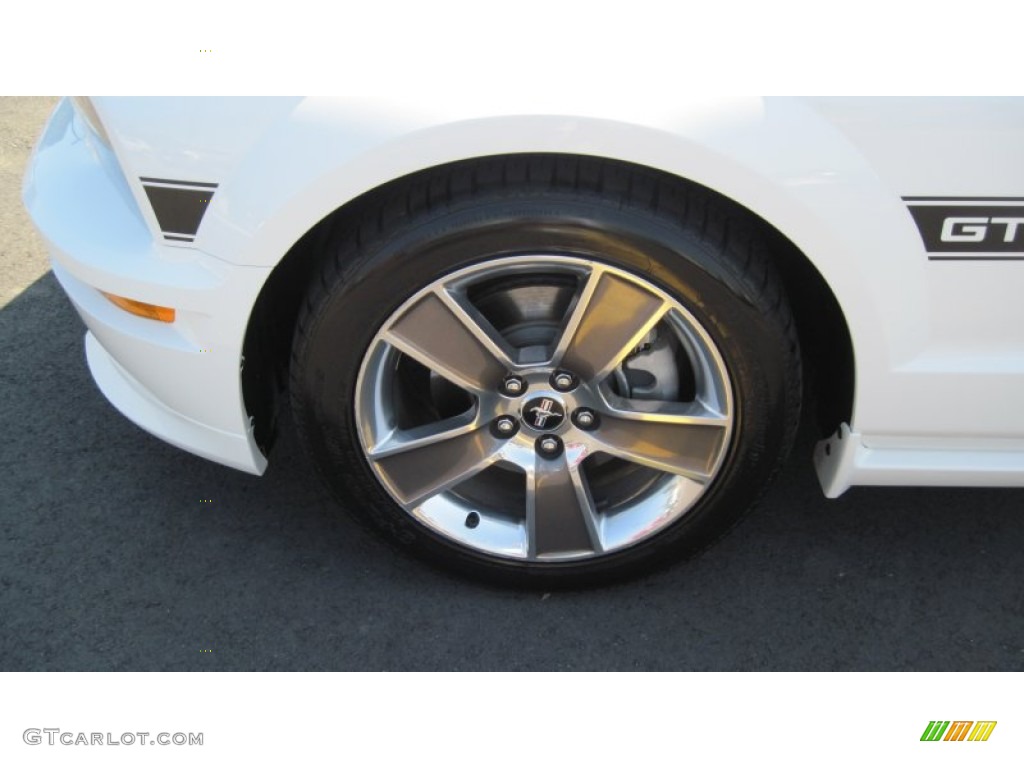 2008 Mustang GT/CS California Special Convertible - Performance White / Charcoal Black/Dove photo #10