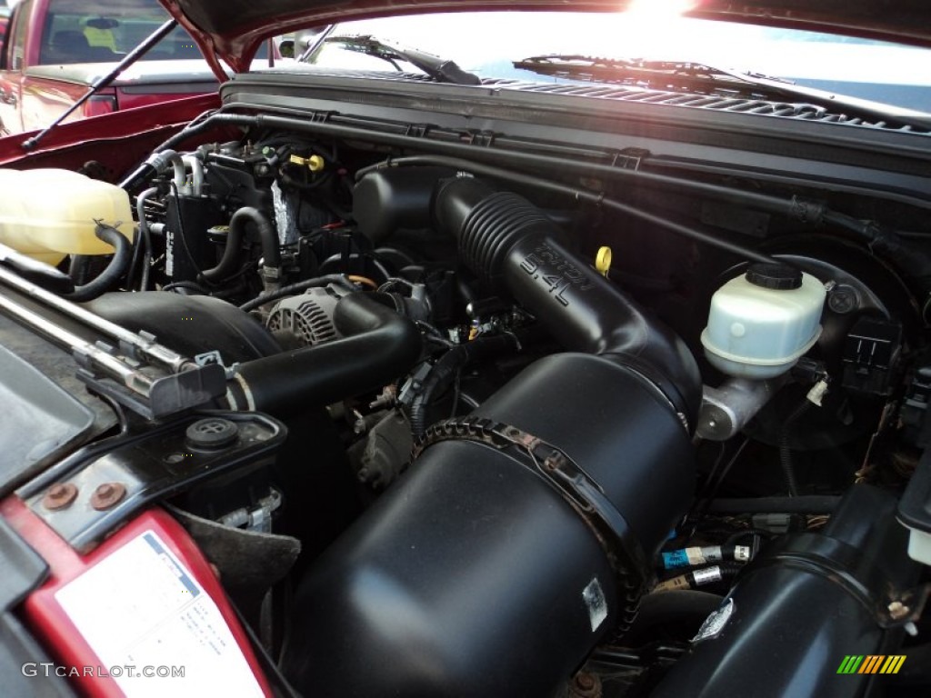 2001 Ford F350 Super Duty XL Crew Cab 4x4 Engine Photos