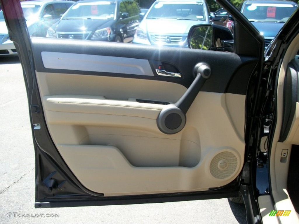2010 CR-V EX-L AWD - Crystal Black Pearl / Ivory photo #8