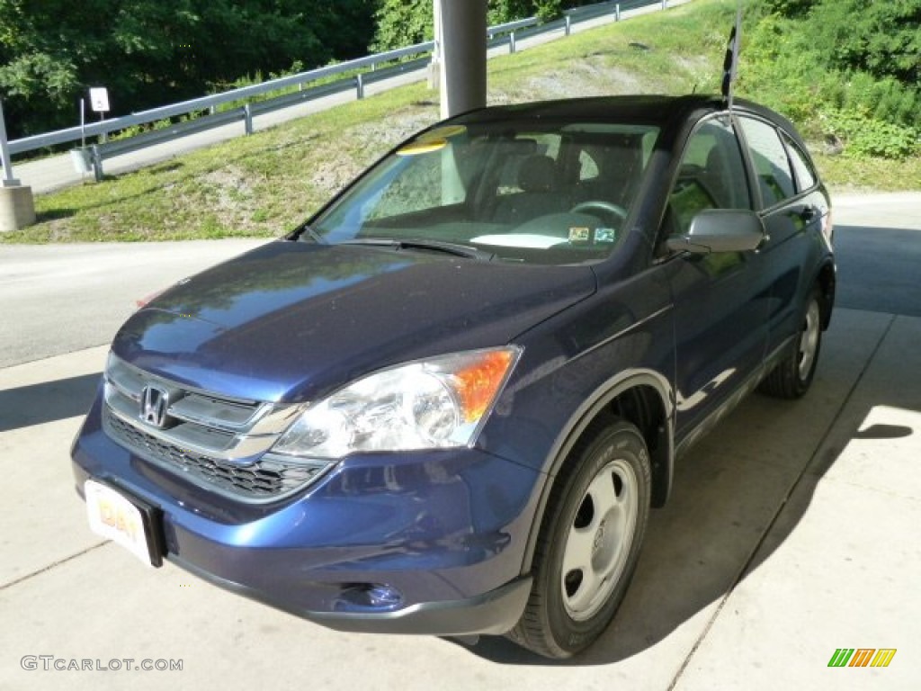 2010 CR-V LX AWD - Royal Blue Pearl / Gray photo #5