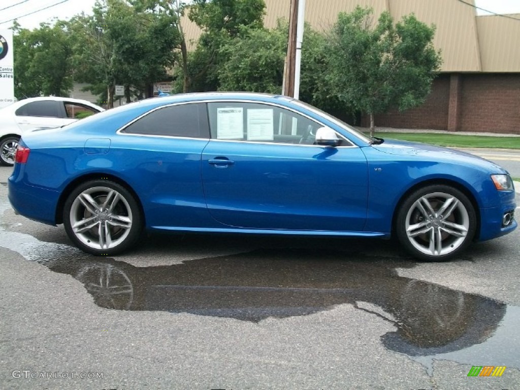 Sprint Blue Pearl Effect 2009 Audi S5 4.2 quattro Exterior Photo #51264170