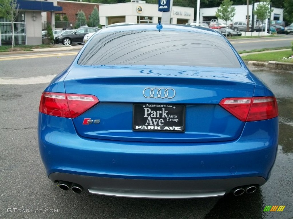 2009 S5 4.2 quattro - Sprint Blue Pearl Effect / Pearl Silver Silk Nappa Leather photo #6