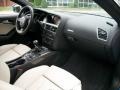 2009 Audi S5 Pearl Silver Silk Nappa Leather Interior Interior Photo