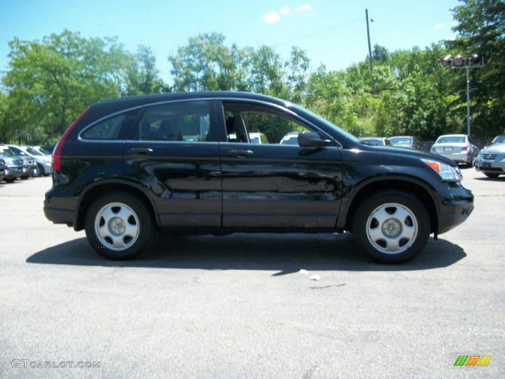 2010 CR-V LX AWD - Crystal Black Pearl / Black photo #5