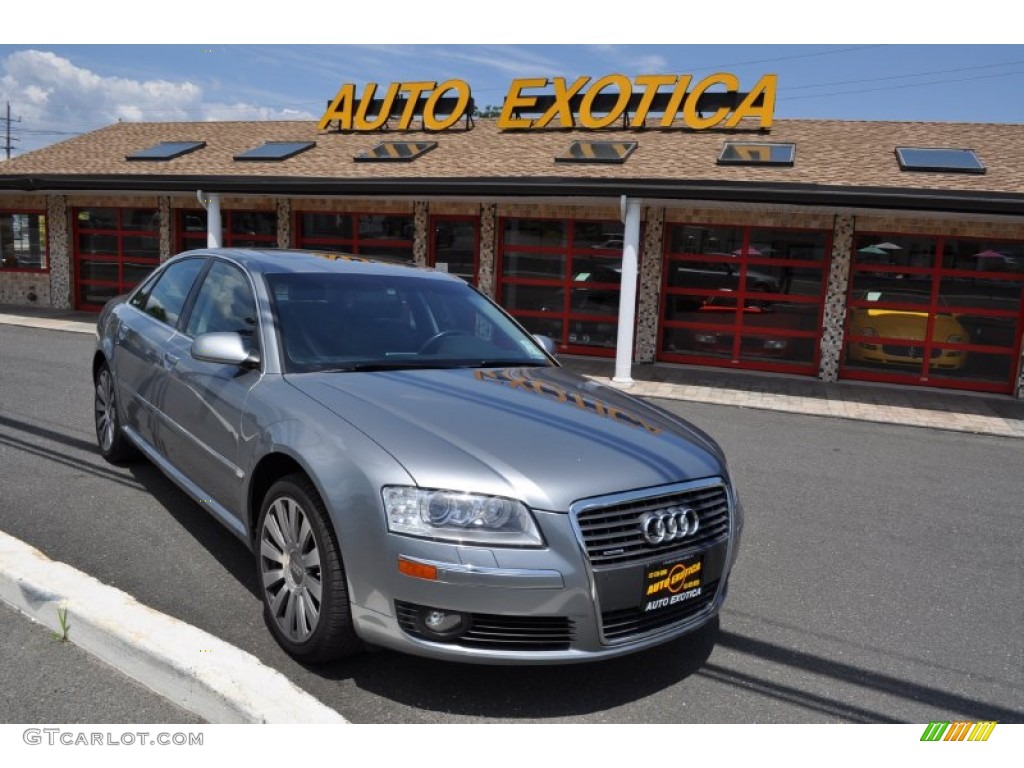 2006 A8 4.2 quattro - Quartz Grey Metallic / Black photo #2