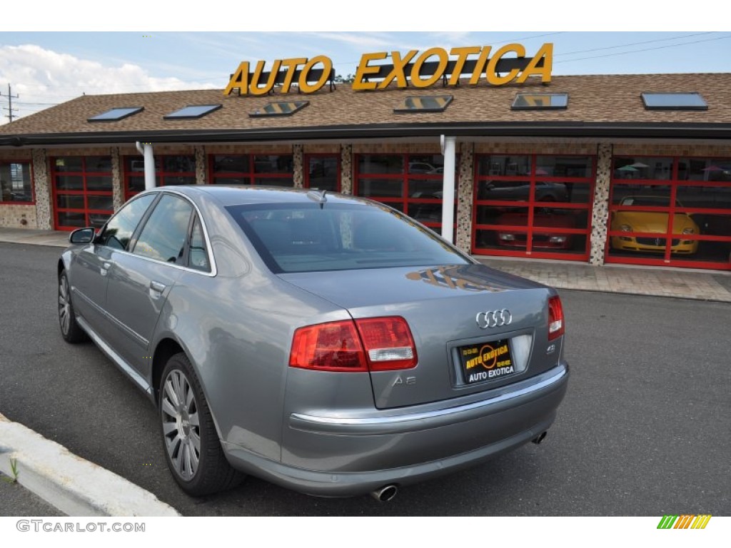 2006 A8 4.2 quattro - Quartz Grey Metallic / Black photo #4