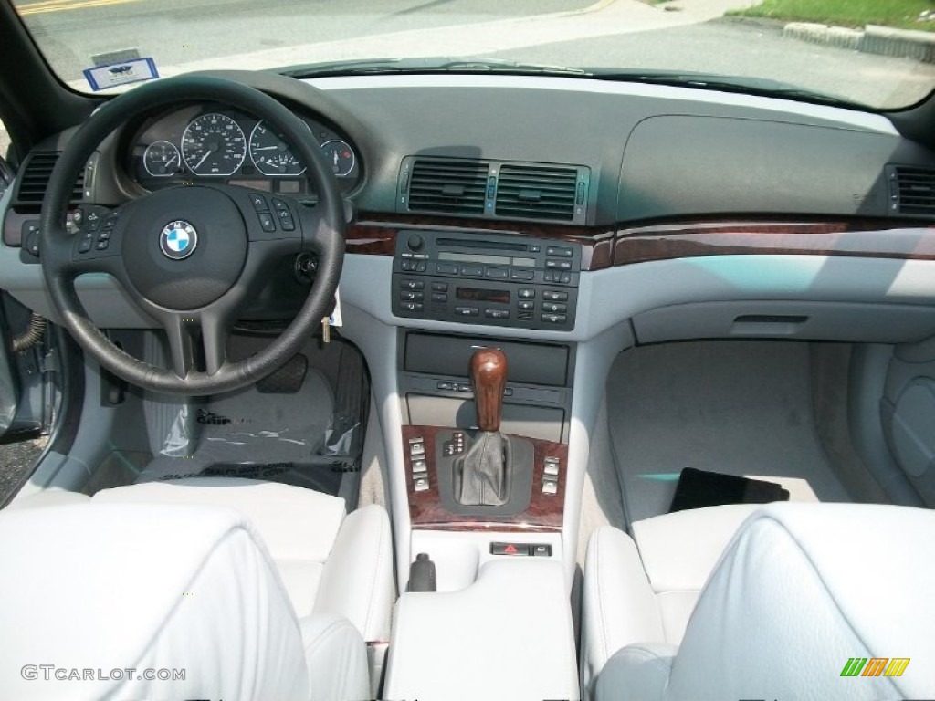 2006 3 Series 330i Convertible - Quartz Blue Metallic / Grey photo #14