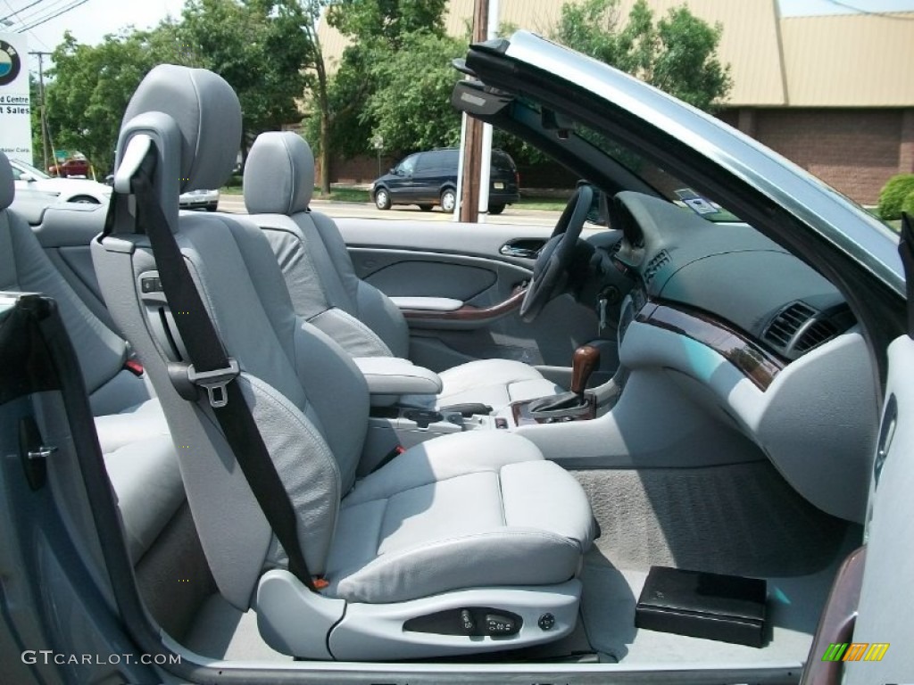 2006 3 Series 330i Convertible - Quartz Blue Metallic / Grey photo #26